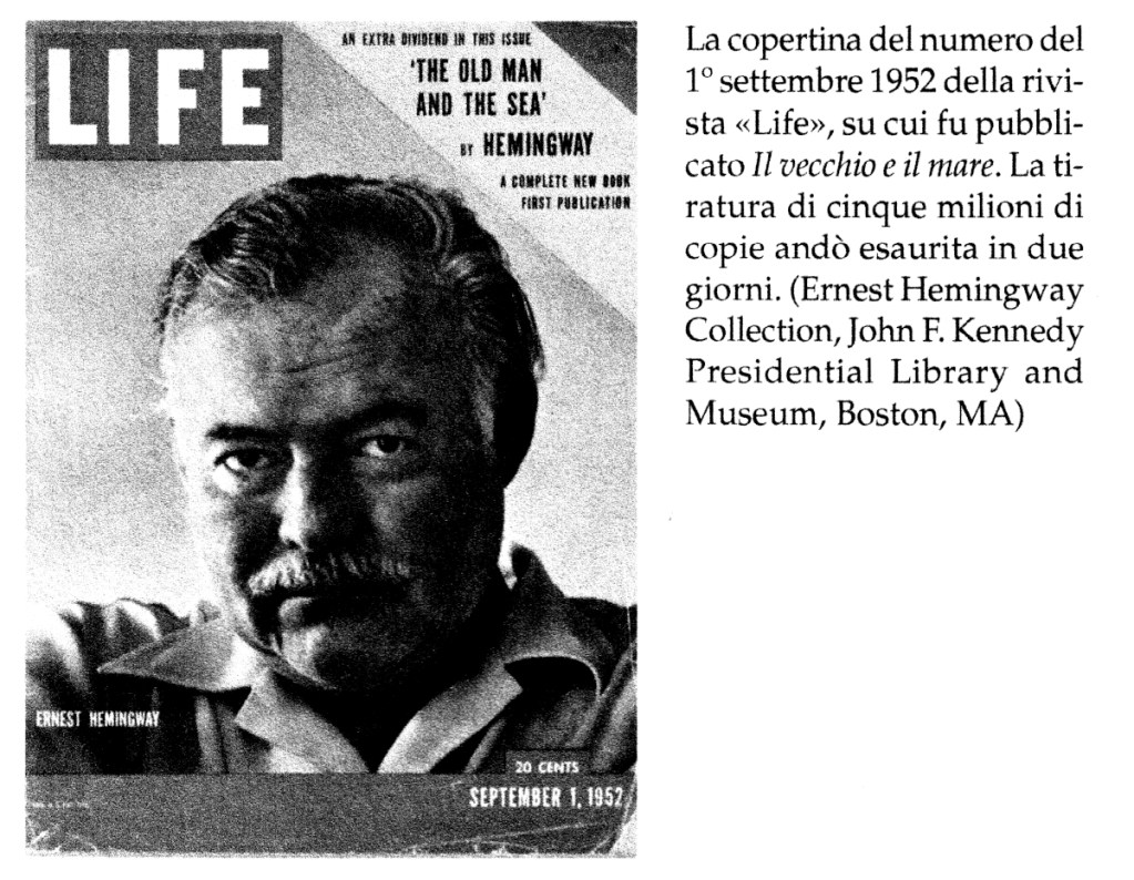 Copertina Life di Hemingway