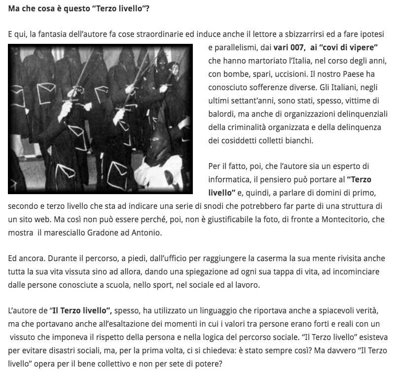 Articolo il SUD di Nicola Nigro