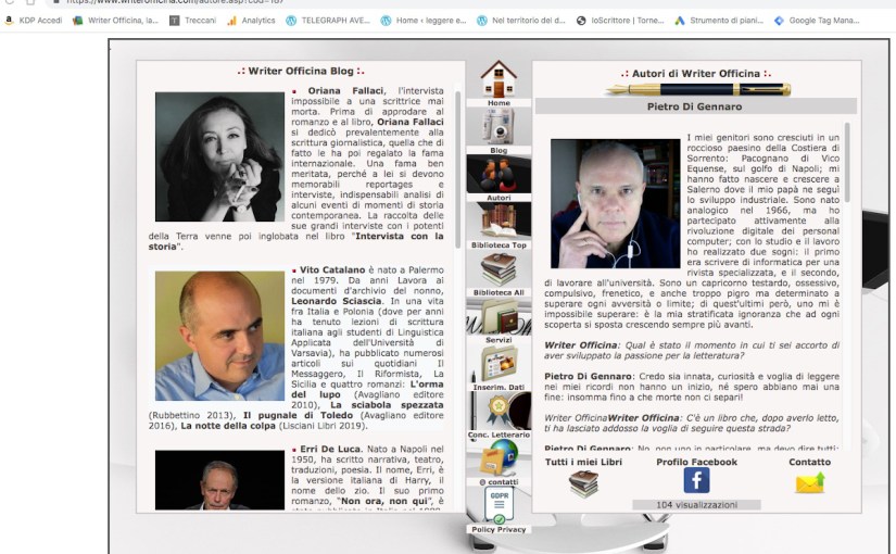 Le interviste di Abel Wakaam su Writer Officina